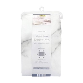 Country Club PVC Tablecloth, Marble