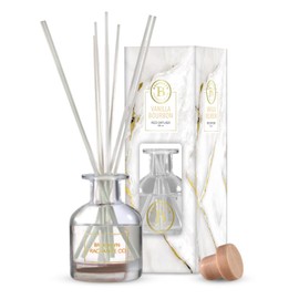 Brooklyn Fragrance Co. Marble - Long Lasting Scented Aroma Diffuser –Vanilla Bourbon Air Freshener for Home- Fragrance Diffuser for a Large Room - 100ML