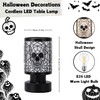 NOTOC Rechargeable Skull Table Lamp - Cordless Desk Lamp,3-Way Dimmable