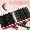 Higu Clace Wispy Cluster Lashes Mixed 10-18mm,320PCS Individual Eyelashes, Natural
