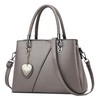 DORRISO Elegant Women Handbag Small PU Leather Top Handle Bag
