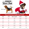 Christmas Dog Santa Costume Outfit, Xmas Puppy Santa Claus Clothes