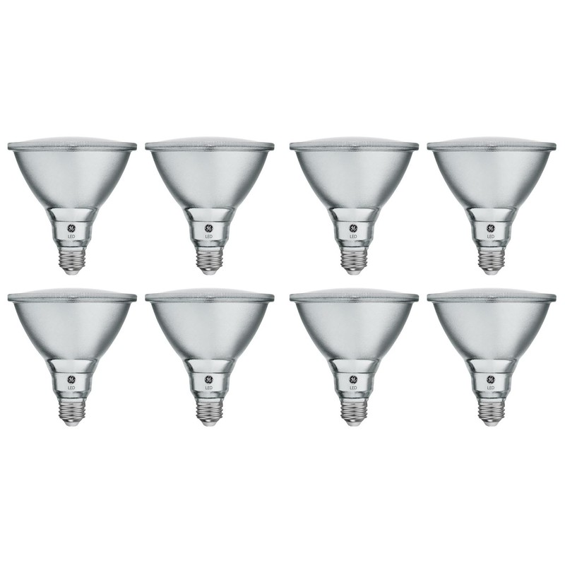 GE (8 LED Bulbs) Classic LED PAR38 FloodLight, Daylight, 15