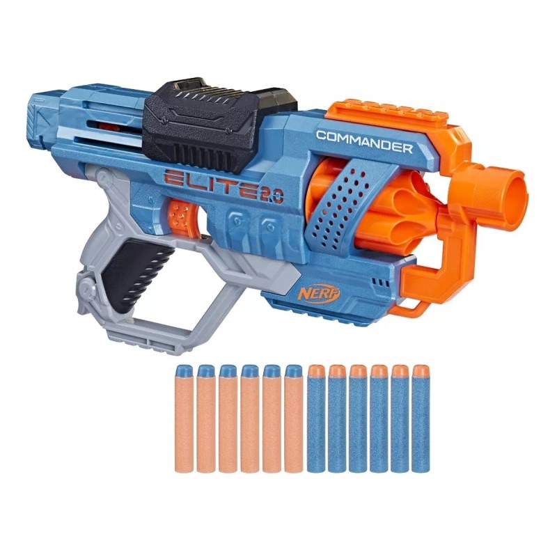 Hasbro Nerf Lazador Nerf Elite 2.0 Rd-6 Commander 12 Dardos