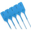 100 X Blue Security Tags Numbered Pull Ties Secure Anti-Tamper
