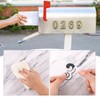 20pcs 2 Inch Mailbox Numbers for Outside, 0-9 Gold Mailbox