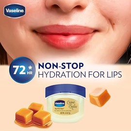 Vaseline Lip Therapy Creme Brulee - Tarro de 0.25 onzas (paquete de 8) Disply