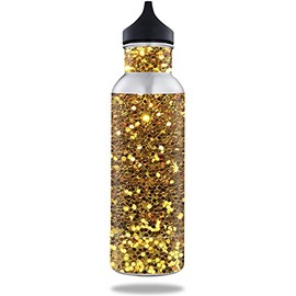 MightySkins Skin Compatible with BottleKeeper 12 oz Standard – Gold Dazzle | Protective, Durable, and Unique Vinyl Decal wrap Cover | Easy to Apply, Remove, and Change Styles | Made in The USA