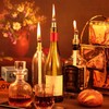 8Pack Wine Bottle Torch Kit Long Life Torch Wicks Brass