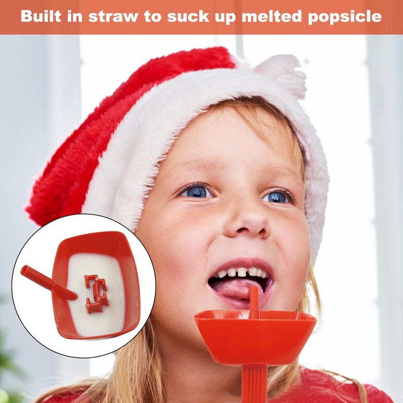 Sonku Popsicle Holders for kids,6 Pack Plastic Popsicle Holders with
