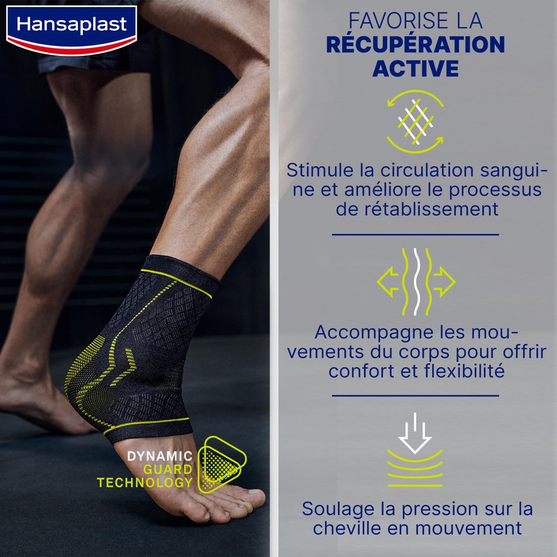HANSAPLAST Ankle Brace (1 Piece) Size S/M, Sports Bandage for