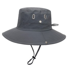 Women-Men Wide-Brim Sun-Hat Summer-Outdoor - UPF 50+ UV Protection Wired Bucket Hat Quick Dry Fishing-Hat for Hiking