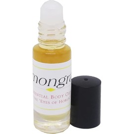 TCEShop Lemongrass Scented Body Oil Fragrance [Roll-On - Gold - 1/8 oz.] - ID#31891