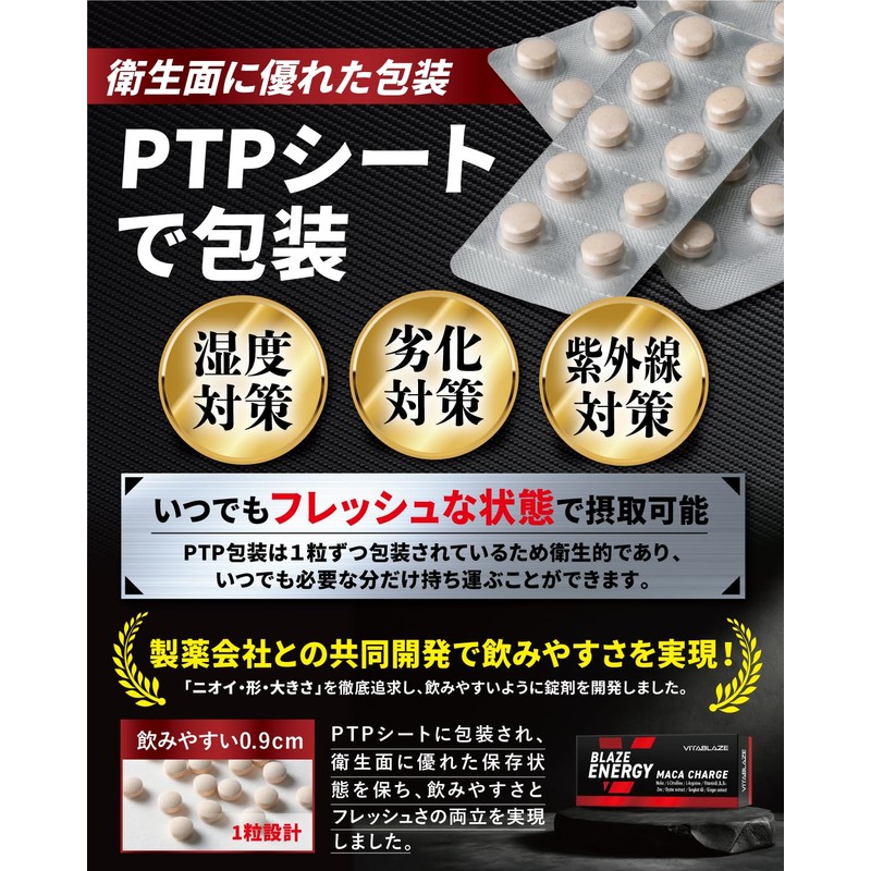 【厳選マカ&エネルギーチャージ】BLAZE ENERGY マカ チャージ 60日分 亜鉛 シトルリン アルギニン トンカットアリ 高麗人参