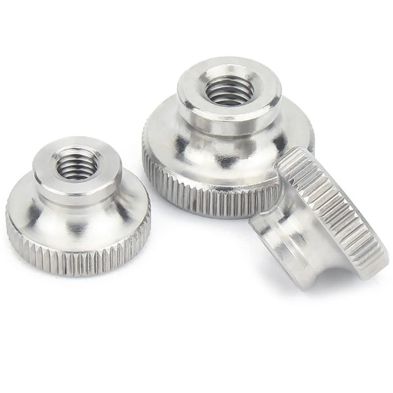 CONPHERON M8 Knurled Nuts Blind Hole Knurled Thumb Nuts 304