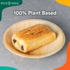 ECO SOUL 100% Compostable 15cm(6") Round Palm Leaf Plates (Pack