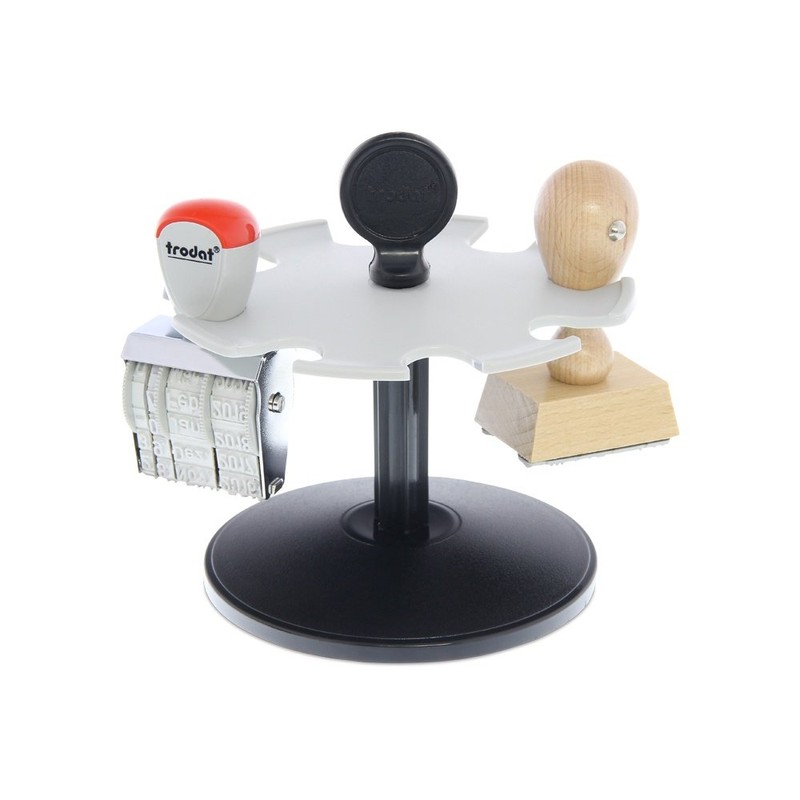 Trodat 3008 Rotatable Stamp Holder for 8 Stamps Made of