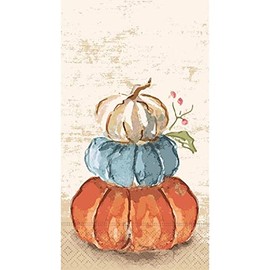 Design Design Pumpkin Harvest Paper Hand Towels Fall Decor Guest Towels Disposable, Decorative Paper Napkins, for Kitchen or Bathroom Decor, Farmhouse Decor Fingertip Towels, Pumpkin Decor Pak 30