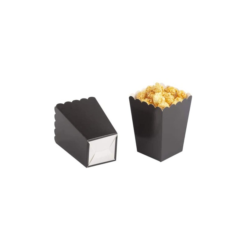 Teogneot Popcorn Boxes Popcorn Bag Cardboard Candy Container for Birthdays,
