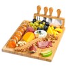 RoyalHouse Bamboo Cheese Board and Charcuterie Boards Set & Serving