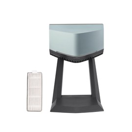 REVSQUARED Hand Dryer with Accessory Stand & HEPA Filter for Commercial/Residential (Home) Use - Compact, Portable, High Speed, UL/ETL Listed (Glacier Blue Bundle)