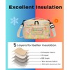 SUNNY BIRD Foldable Insulated Lunch Bag Leakproof Thermal Lunch Box