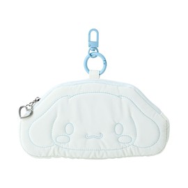 Sanrio Face-shaped Pass Case (Fluffy Puffy Winter) Cinnamoroll Commuter Pass Holder ID Card Case 247766