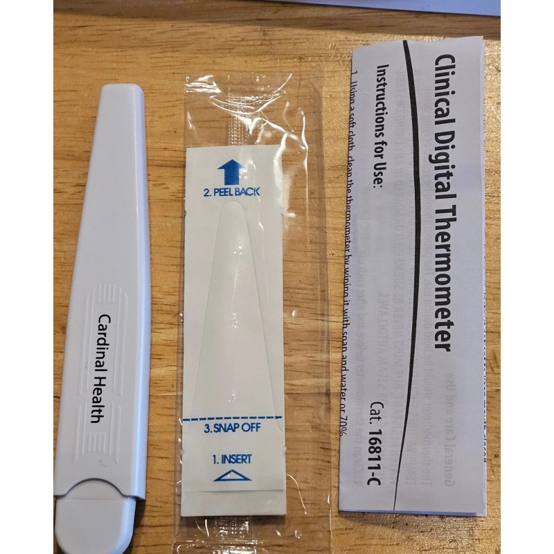 Cardinal 1 Cardinal Health Thermometer 16811-C Celsius Thermeter Accurate +/-.1