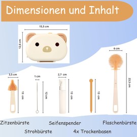 RIMAFI Portable Bottle Cleaning Dry Bag Bottle Drip Bottle Drying Bag Baby Newborn Baby Gift Ideal for Carrying in the