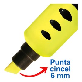 Marcatextos Azor Vision Plus Amarillo (12 pzs)                                                                                                        