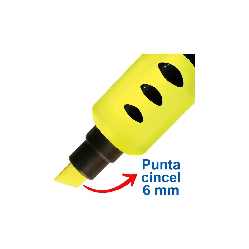 Marcatextos Azor Vision Plus Amarillo (12 pzs)