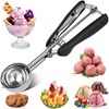 Mainiusi Ice Cream Scoop Stainless Steel 5 cm, Ice Cream