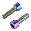 UHDFBDHF Titanium Bolt M6 x 20mm Hex Bolt for Bicycle