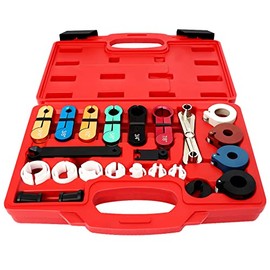 ACZCR 25PCS Master Quick Disconnect Tool Kit for AC Fuel Line and Transmission Oil Cooler Line Systems Fit for Ford for Chevy for GM