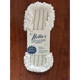 WOW Nellie's Set Of 2 WOW Dry Floor Cleaning Pads - White