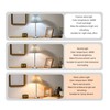 LED Table Lamp Metal Nightstand Bedside Lamp 3 Color with