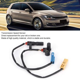 KIMISS 2 piezas Kit de sensor de velocidad de transmisión apto para 2010-2012/para 2010-2016,09G927321B