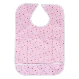 Adult Bibs Waterproof Washable Reusable Elderly Eating Bibs Foldable Portable Clothing Protector for Dining 50 X 80cm / 19.7 X 31.5in