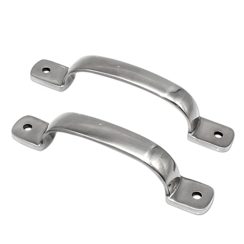 Necmetu 2PCS Boat Grab Handles Stainless Steel Boat Handrail 5.7"
