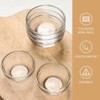 DABH4ND Small Glass Bowls for Cooking Prep, Clear Glass Bowls