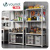 VOUNOT® Heavy-Duty Shelving Unit Set of 2 Shelving Units Basement