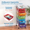 ECR4Kids 10-Drawer Everyday Mobile Organizer, Storage Cart, Assorted