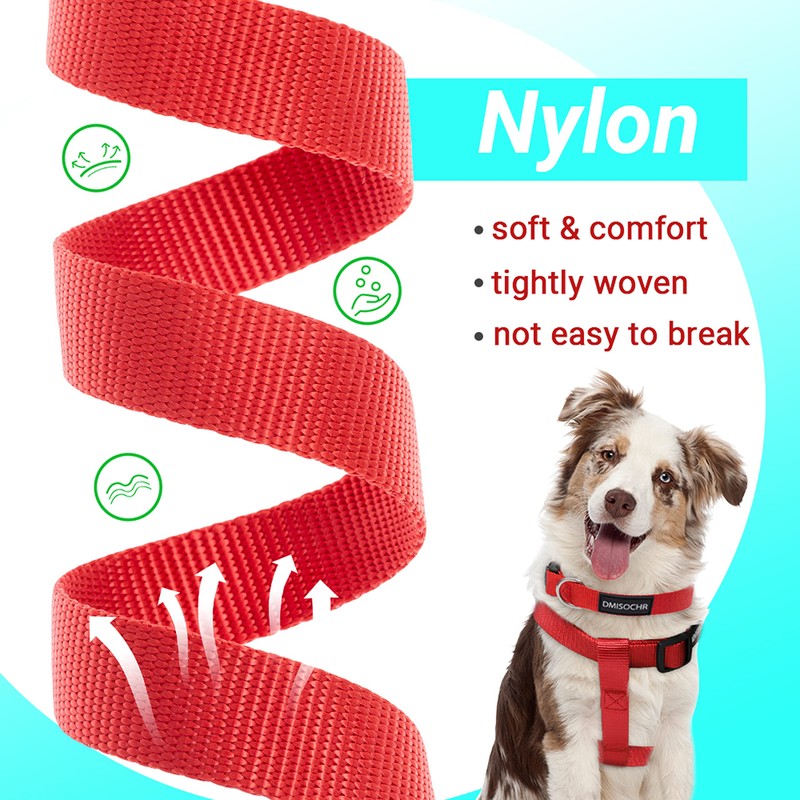 No Pull Dog Harness - Adjustable Step-in Harness & Leash
