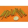 Brass Pan Head Phillips Machine Screws, FT, 10-24 Thread Size