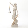Veronese Design 12 Inch Blind Lady Justice Themis Resin Statue