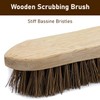 EDS Scrubbing Brush Stiff Bristles Floor Scrubbing Brush Heavy Duty