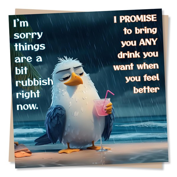Lighthearted Support Card For a Loved One - I'm Sorry