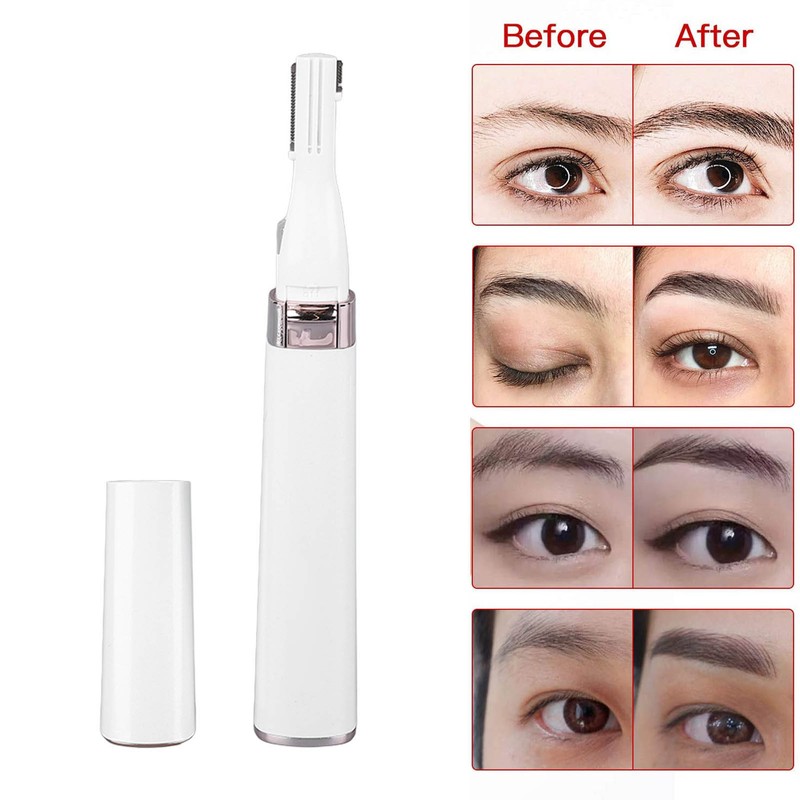Electric Eyebrow Trimmer Automatic Portable Eyebrow Hair Removal Device for