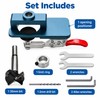 35mm Concealed Hinge Drill Bit Set for Cabinet Installation –