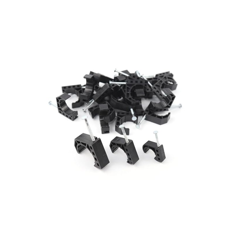 (50 Pack) TMKOOL 1 inch Half J Clamp J-Hook with